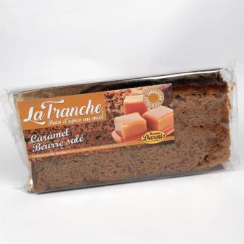 Pain dépice artisanale au Miel et Caramel Beurre salé en tranche emballé