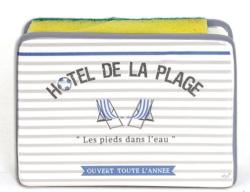 PORTE-EPONGE "HOTEL DE LA PLAGE"