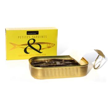SAVOR & SENS : Petites sardines huile d'olive saveur thym & citron