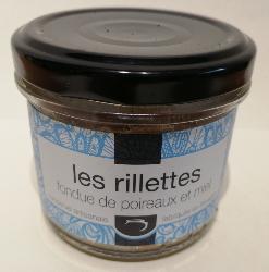 SECRETS de FAMILLE : RILLETTES fondue de poireaux et miel