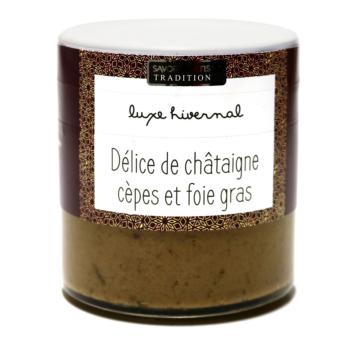 SAVOR & SENS : DELICE de CHÂTAIGNE aux Cèpes et Foie gras