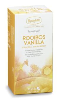 Thé rouge parfumé en sachet RONNEFELDT: ROOIBOS VANILLA