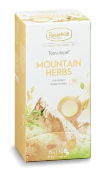 Tisane en sachet "TEAVELOPE®"  RONNEFELDT : Mountain Herbs BIO