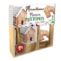 MIRONTAINE : COFFRET MAISON en PAIN d'EPICES BIO