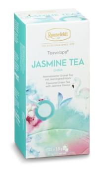 Thé vert aromatisé en sachet" TEAVELOPE®"    : JASMINE TEA de RONNEFELDT
