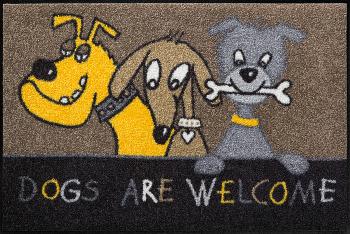 EFIA Salonloewe  TAPIS-PAILLASSON  : DOGS ARE WELCOME