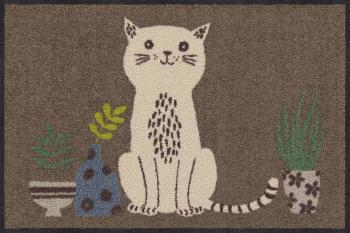 EFIA Salonloewe  TAPIS-PAILLASSON :  CONTENT CAT