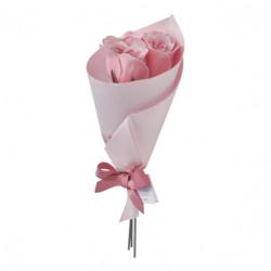 MATHILDE M : Bouquet de 3 roses aux pétales de savon