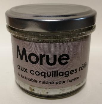 LAtelier du Cuisinier : Tartinable de MORUE aux coquillages rôtis