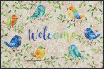 EFIA Salonloewe  TAPIS-PAILLASSON :LOVELY BIRDS