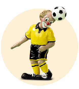 CLOWN GILDE: Footballeur "le coup-de-tête"