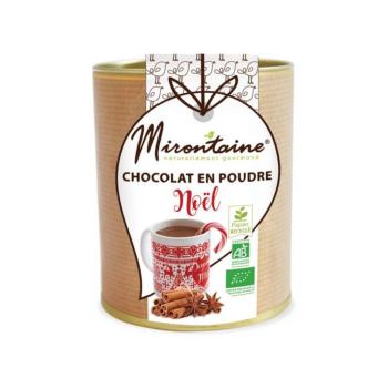 MIRONTAINE : CHOCOLAT en POUDRE BIO NOËL