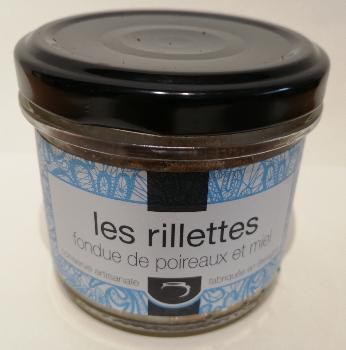 SECRETS de FAMILLE : RILLETTES fondue de poireaux et miel