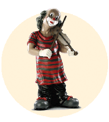 CLOWN GILDE : LE VIOLONISTE