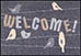 EFIA Salonloewe  TAPIS-PAILLASSON  : WELCOME BIRDS