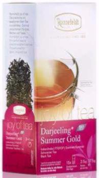 RONNEFELDT sachet "JOY OF TEA" (leafcup) : thé noir Darjeeling Summer Gold Bio