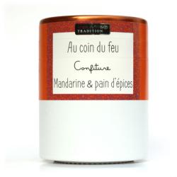 SAVOR & SENS : CONFITURE "Au coin du Feu" Mandarine & pain d'épices