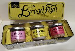 L'ATELIER du CUISINIER : COFFRET BREAD & FISH avec 3 tartinables.