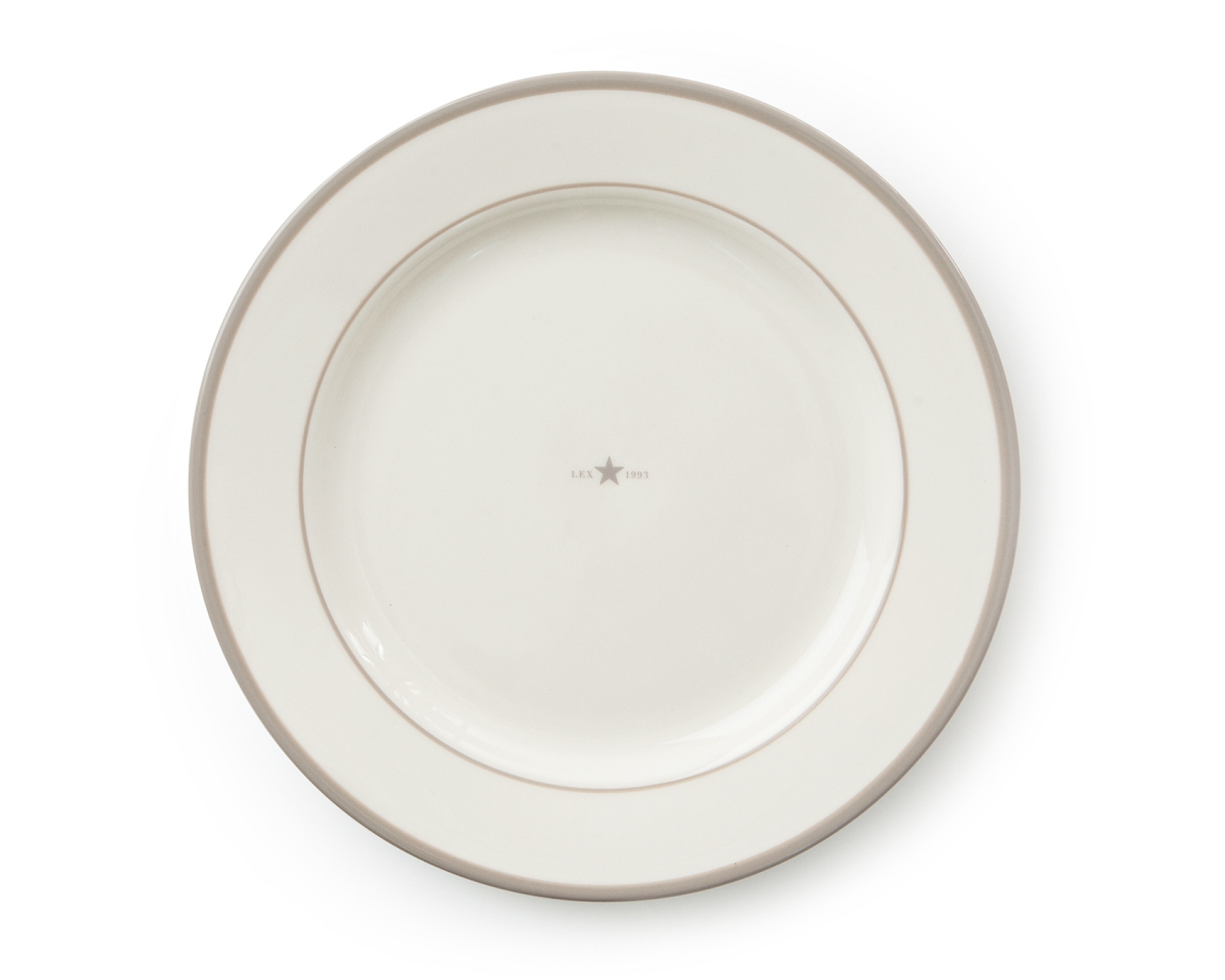 LEXINGTON Assiette Plate beige lot de 4